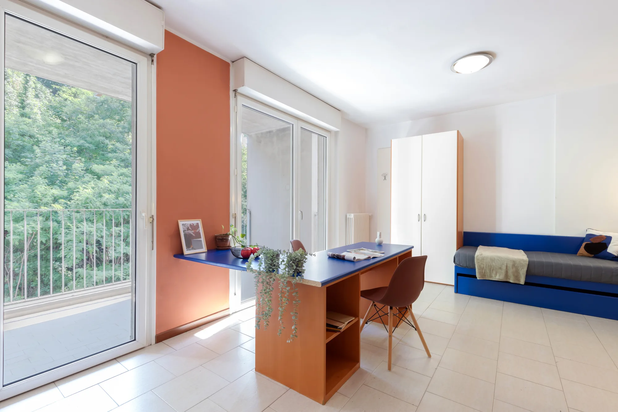 Monolocale con balcone 